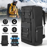 120L Hiker Backpack Extra Large Hiking/Camping Mens Luggage Bag Molle Rucksack