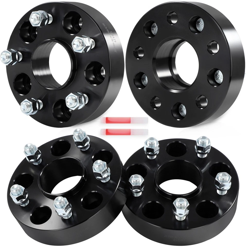 4Pcs 1.5" 5x4.75 5x120 Hub Centric Wheel Spacers For 2014-2019 Chevrolet Impala Foto 4 de 4