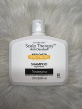 Neutrogena Scalp Therapy Anti-Dandruff Shampoo 3% Salicylic 12oz New