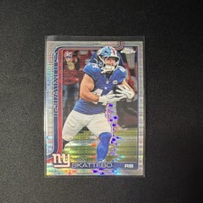 Topps Chrome Cam Skattebo Rookie New York Giants Football Card