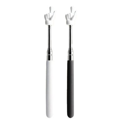 2 PCS Extendable Stainless Steel Pointer, Telescopic Teacher Pointer