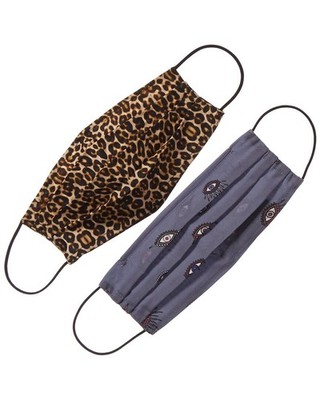 Nicole Miller Pack Of 2 Cloth Face Masks Women's  Os