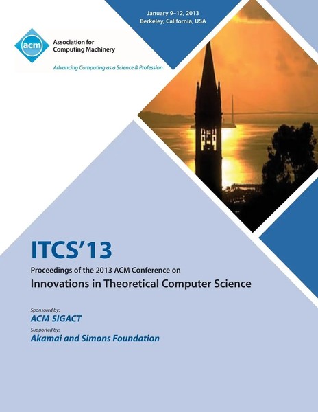Itcs 13 Conference Committee | Itcs 13 Proceedings Of The 2013 Acm Conference...-image