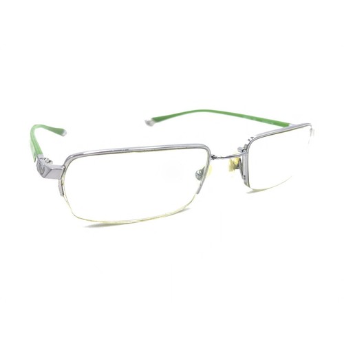 Nike Flexon 4174 045 Silver Green Half Rim Eyeglasses Frames 51-19 140 Designer