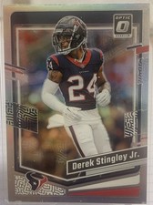 Derek Stingley Jr. 2023 Donruss Optic Holo #72 Houston Texans LSU Card NFL