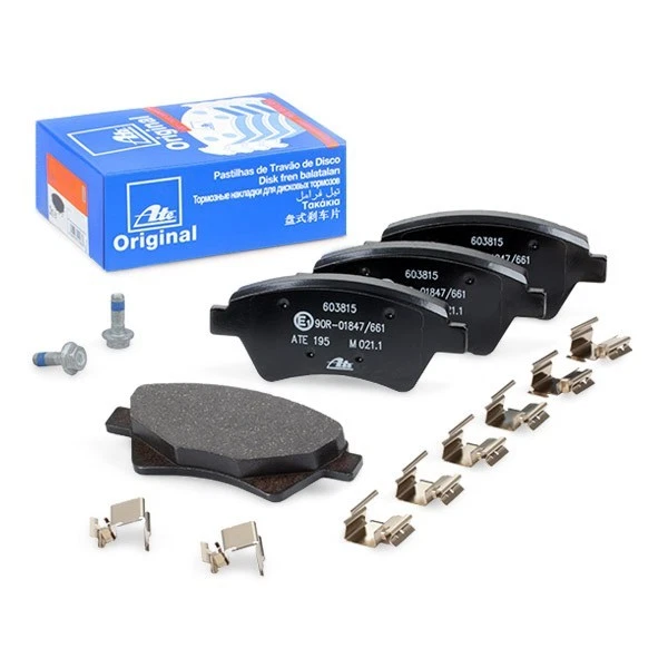 ATE Plaquettes de frein Avant pour RENAULT KANGOO Express (FC0/1) KANGOO (KC0/1) - Photo 2/4