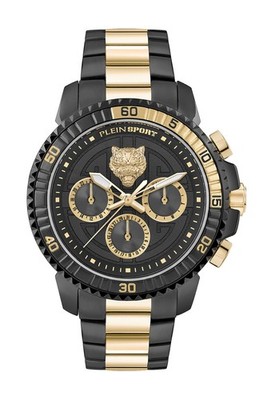 Plein Sport Herren Uhr Multifunktion Analog Quarz POWERLIFT PSPBA0923 Edelstahl