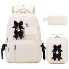 Backpack for Girls 17.7" X 12.2" X 7.1" with Lunch Bag & Pen Case - Cute School