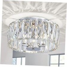 Chome Ceiling Light, Suitable Flush Mount Ceiling Light for Living Room,