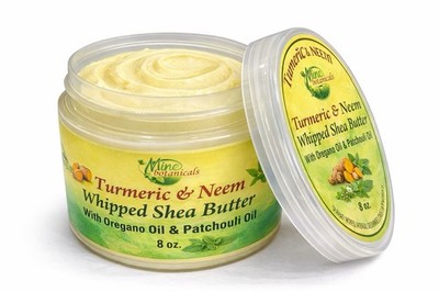 Turmeric & Neem Whipped Shea Butter 8oz by Mine Botanicals