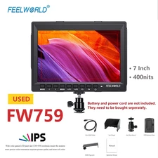 FEELWORLD FW759 7 inch DSLR Camera Field Monitor LCD IPS HD 4K HDMI Video Assist
