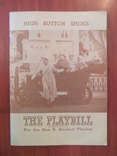 1948 HIGH BUTTON SHOES Broadway Playbill Autographed By George Abbott Sammy Cahn