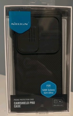 Nillkin CamShield Pro Matte Black Case Slide Cover for Galaxy S24 Ultra