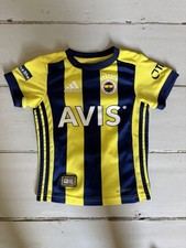 Fenerbah&ccedil;e SK Home Football Shirt Kids Adidas AVIS Jersey 18-24 Months