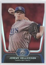 2012 Bowman Platinum Red Jeremy Hellickson #25 0f8