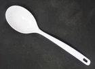 Vintage Melamine Ware White Cooking Spoon 12" Long