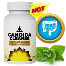 Candida Cleanser 60 Capsules - Natural Herbs - Gut Health - Detox & Vitality+