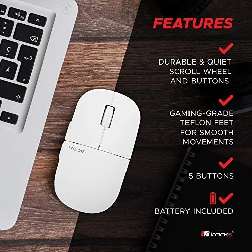 i-Rocks M23R 2.4G Wireless Silent Slim Mouse with USB Nano Receiver - Image 3 of 4