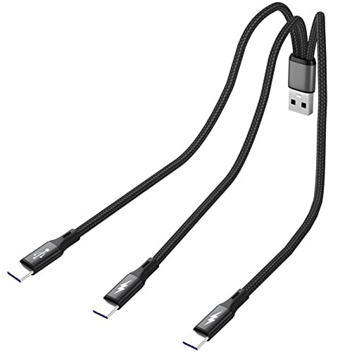 GELRHONR USB C Splitter Cable,USB A Male to 3 Type-C Male Charge Cable,3 in 1... - Picture 7 of 7