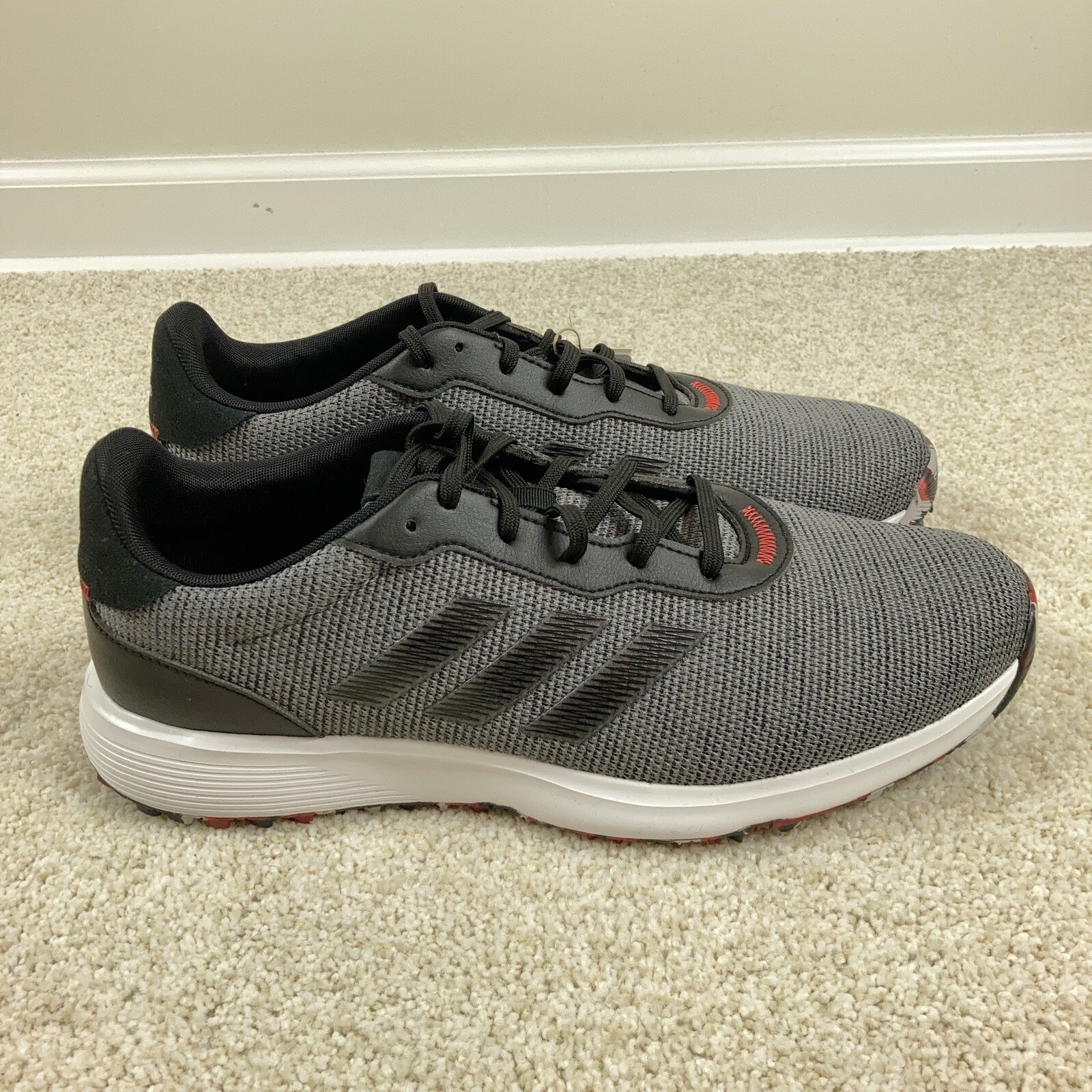 Adidas Mens Size 12 S2G Spikeless Golf 