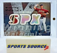 Craig Biggio 2007 SPx Winning Materials Limited Gold Patch /99 #WM-CB Patch HOF
