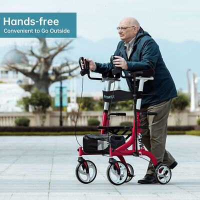 HFK-9211B ELENKER® Upright Rollator Stand Up Walker with