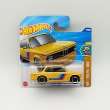 Hot Wheels BMW 2002 - Jaune - 1:64 - 2025 '70s vs '90s - Neuf