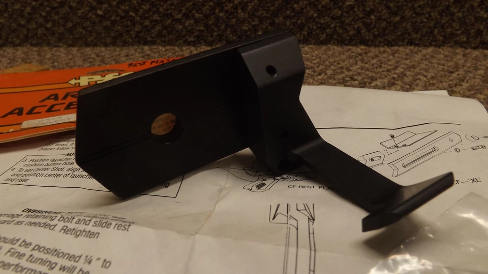 NEW PSE CF Fixed Arrow Rest  Plate 2363 RH Flite Series Bow - Image 3 of 4