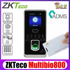 ZKTeco MultiBio800 Face Fingerprint Recognition Time Attendance Access Control