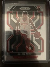 2021-22 Panini Prizm Basketball Jalen Green Base Prizm Rookie RC Rockets #306