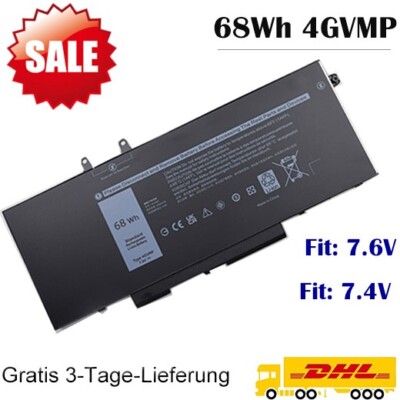 akku für Dell Latitude 5400 5500 Precision 3540 4-Cell 68Wh Laptop Battery 4GVMP