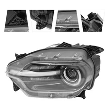 Left Driver Side LED Headlight Lamp For 2021 2022 2023 2024 Ford Bronco Sport