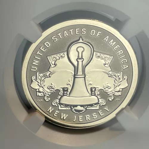 2019 S $1  American Innovation New Jersey Light Bulb Reverse Proof NGC PF70 UC