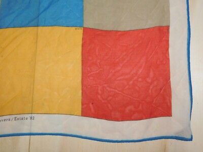 Foulard 100% Pure en Soie Vintage Femme (223) 66cm x 66cm