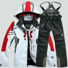 Men's Winter Ski Suit Jacket Waterproof Snowboard Snowsuits Pants Set