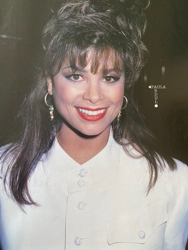 New Kids on the Block, Paula Abdul, Double Full Page Vintage Pinup - Picture 2 of 2