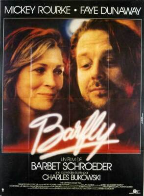 Barfly Plakat Kino Original Gebogen 160x120 Movie Plakat Mickey Rourke
