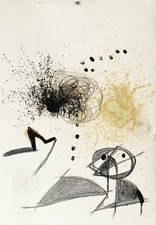 Joan Miro: Woman, Bird, Star 22x30 Archival Quality Fine Art Print