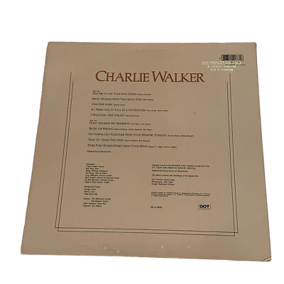 Charlie Walker Self Titled LP Vinyl Dot Records MCA-39078 1986 | eBay