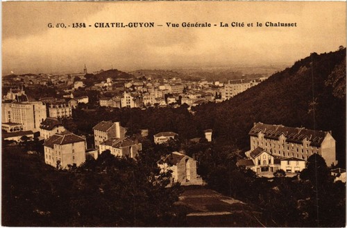 Carte Postale Ancienne CPSM 63 - Chatel-Guyon - Vue Générale Sur Le Vieux Châtel