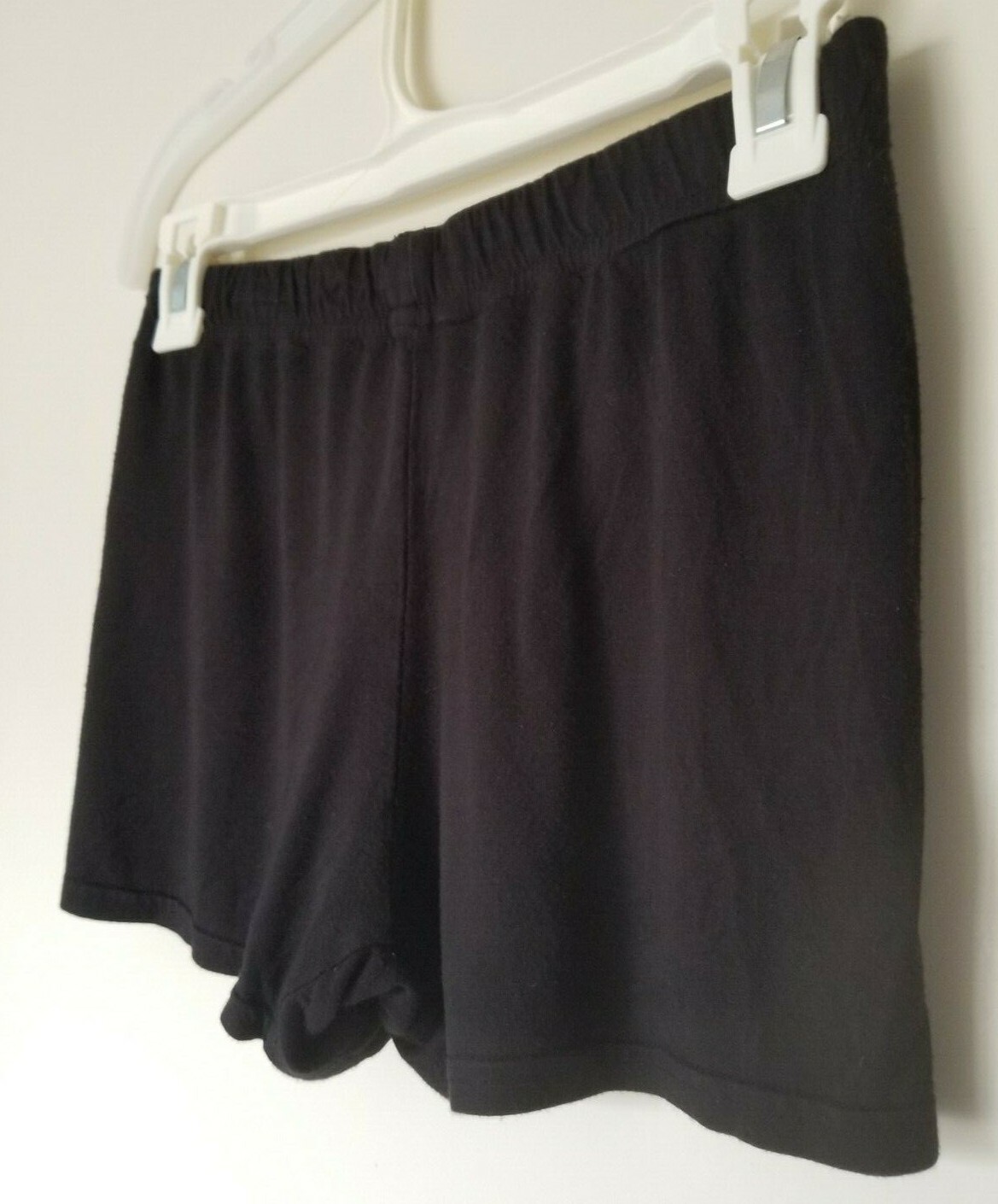 No Tag Solid Basic Black Elastic Waist Casual Sle… - image 6