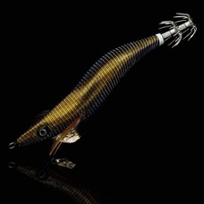 RUI SQUID JIG THE RAVEN BLUE TURN SILVER GOLD BELLY  SIZE 3 EGI FISHING LURE