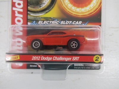 ''NEW'' AW REL 1 RED '12 DODGE CHALLENGER SRT YESTERDAY & TODAY X TRAC HO SLOT CAR