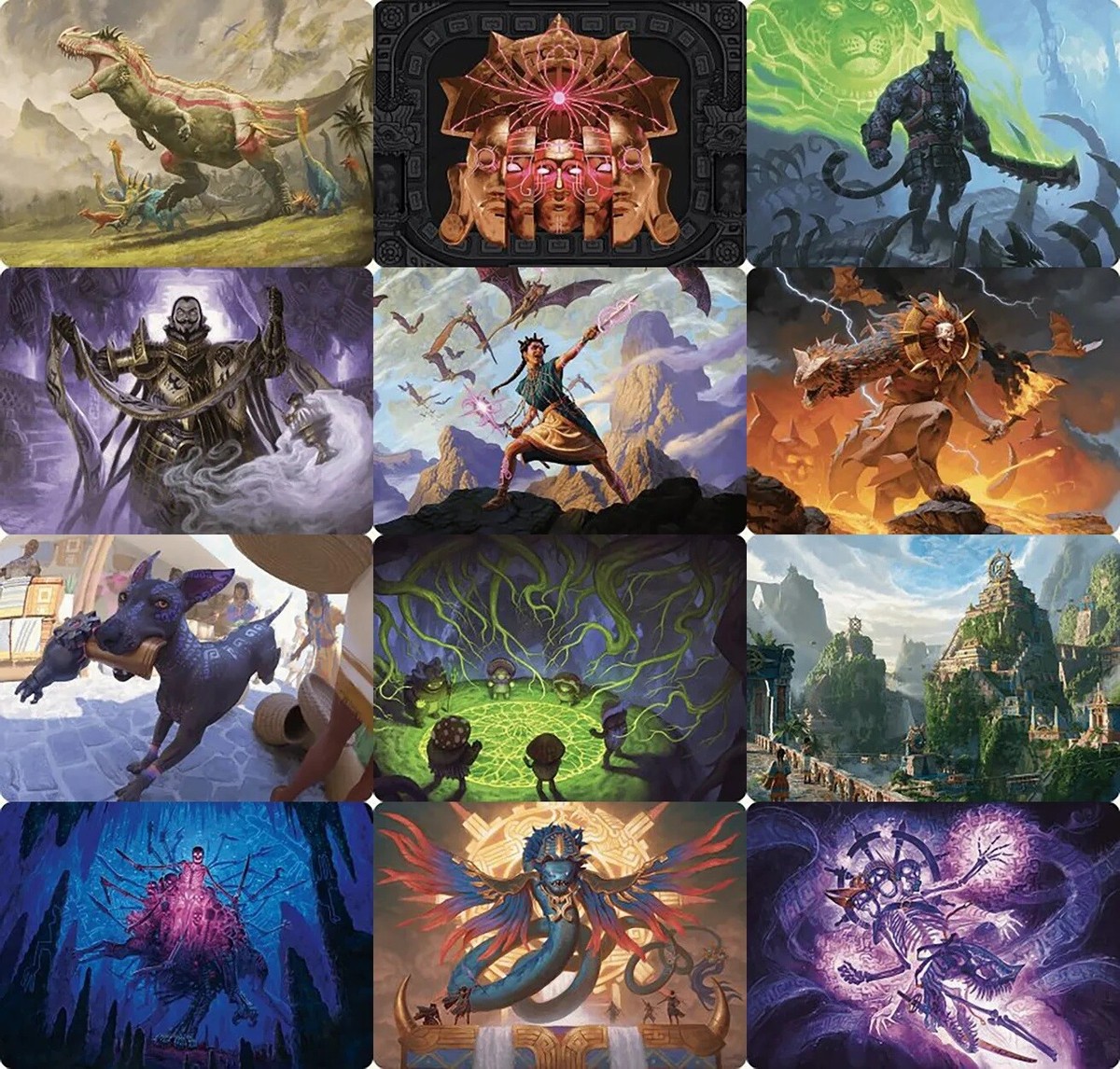 MTG Lost Caverns of Ixalan Art Series NON-SIGNATURE Cards MTG Lost Caverns of Ixalan Art Series NON-SIGNATURE Cards