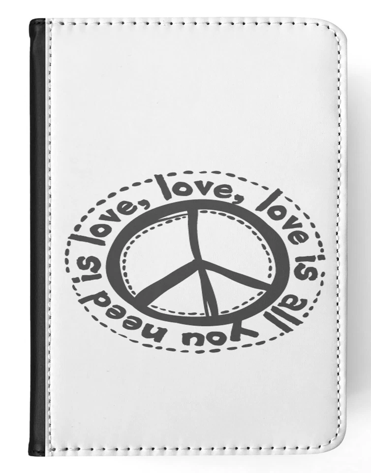 FUNDA FUNDA PARA APPLE IPAD|PEACE LOVE QUOTES 2 Foto 2 de 4
