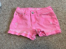 girl dize 10R justice shorts pink