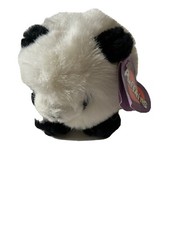 Vintage Swibco Puffkins Collection "PETER" PANDA BEAR 6604 1997 Mint with Tag