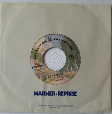 THE ASSOCIATION  Unplayed -7''- Cherish/Along comes Mary-WB-Warner-7105-USA