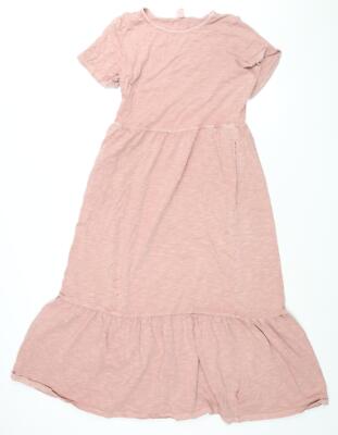 Old Navy Damen Etuikleid rosa Baumwolle Größe M Rundhals Pullover