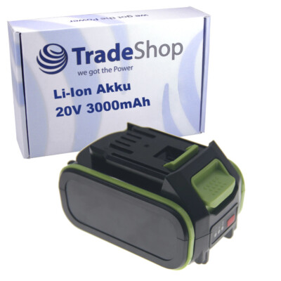 Li-Ion Werkzeug-Akku 20V / 3000mAh für viele Worx, Kress Elektrowerkzeuge